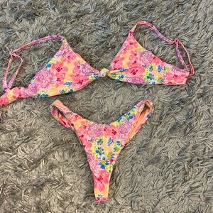 Pink Dippin Daisys Bikini | Size XS
